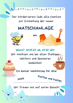 Einweihung Matschanlage 2025